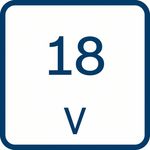 Napětí 18 V